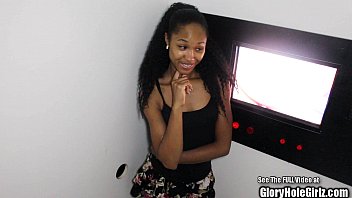 Petite Ebony Beauty Nice Ass Glory Hole Blowjobs