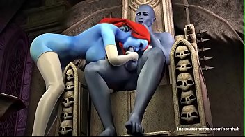 3d horny big tits blonde fucked by big dick on throne