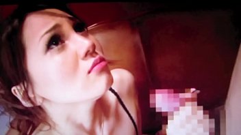 Hot Japanese babe jerks off a guy naughtily