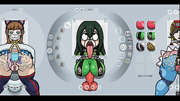 Fapwall [Rule 34 Hentai game] adult Tsuyu Asui from my hero academy gets a 6 dicks penetration and bukkake