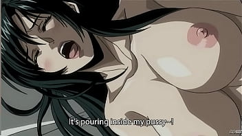 MILF in stockings with big boobs enjoys fucking (uncensored hentai)